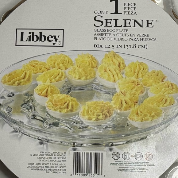 Kinney Glass Deviled Egg Platter - Picture 3 of 3